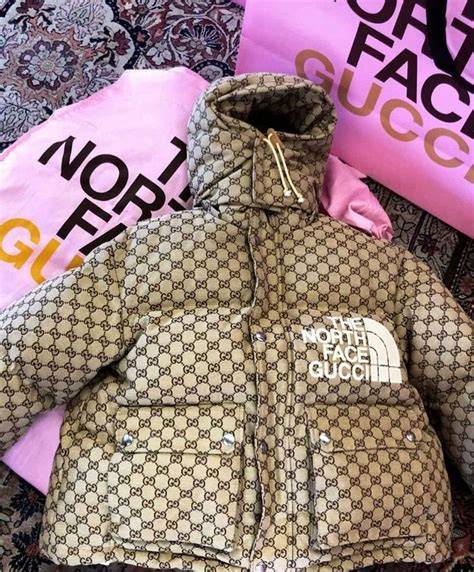 chaqueta north face gucci|north face gucci giubbotto.